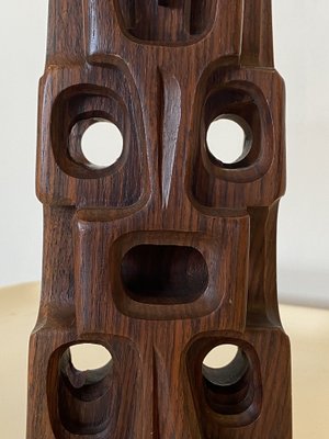 Gianni Pinna, Abstract Sculpture, 1960s, Rosewood-NPC-1818698