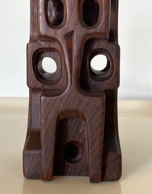 Gianni Pinna, Abstract Sculpture, 1960s, Rosewood-NPC-1818698