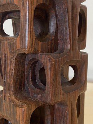 Gianni Pinna, Abstract Sculpture, 1960s, Rosewood-NPC-1818698