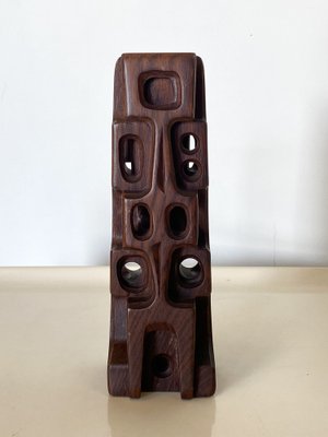 Gianni Pinna, Abstract Sculpture, 1960s, Rosewood-NPC-1818698