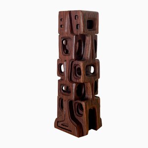 Gianni Pinna, Abstract Sculpture, 1960s, Rosewood-NPC-1818698