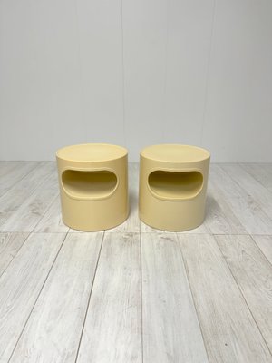 Giano Giano Vano Bedside Tables by Emma Gismondi Schweinberger for Artemide, 1970s, Set of 2-NWG-2032371