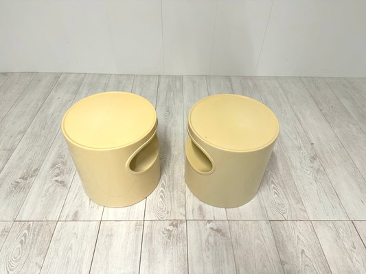 Giano Giano Vano Bedside Tables by Emma Gismondi Schweinberger for Artemide, 1970s, Set of 2-NWG-2032371