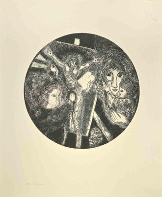 Gianpaolo Berto, The Crucifixion, Etching, 1974-ZCI-2029504