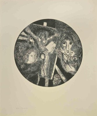 Gianpaolo Berto, The Crucifixion, Etching, 1974-ZCI-1781741