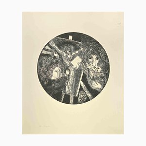 Gianpaolo Berto, The Crucifixion, Etching, 1974-ZCI-2029504