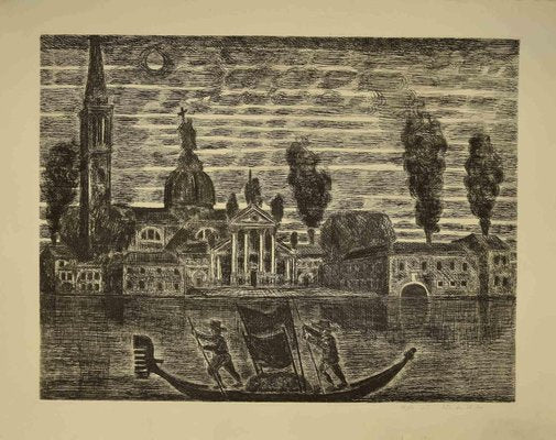 Gianpaolo Berto, Venice, Etching, 1974-ZCI-1762231