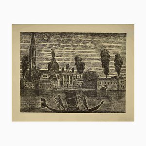 Gianpaolo Berto, Venice, Etching, 1974-ZCI-1762231