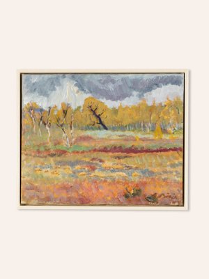 Gideon Börje, Forest Edge, Oil on Canvas, Framed-GPP-1240758