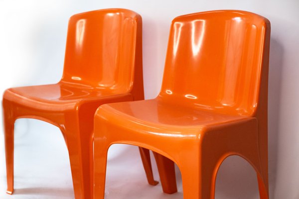 Gilac Stapel Chairs by Helmut Blätzner, 1980s, Set of 2-XH-1703467