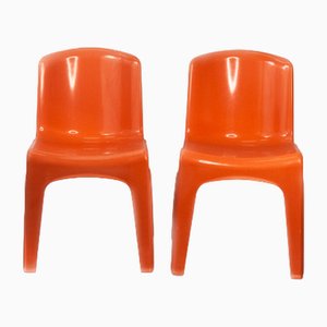 Gilac Stapel Chairs by Helmut Blätzner, 1980s, Set of 2-XH-1703467