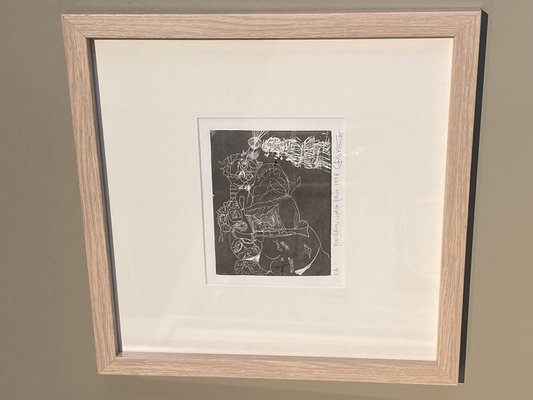 Gilbert Portanier, Composition, Etching, Framed-TEP-1805003