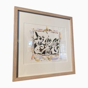 Gilbert Portanier, Composition, Etching, Framed-TEP-1805005