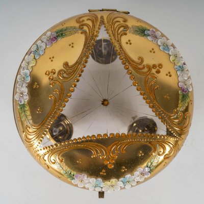 Gilded and Enamelled Murano Glass Box-WFS-2026396