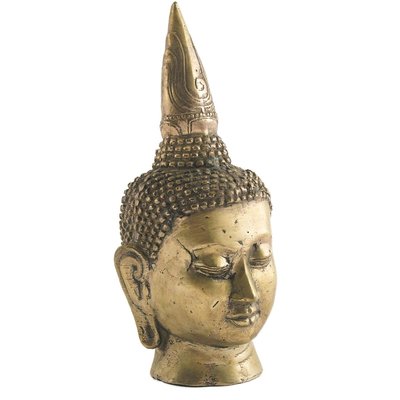 Gilded Brass Buddha, 1940s-NJV-772719