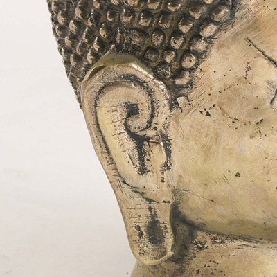 Gilded Brass Buddha, 1940s-NJV-772719