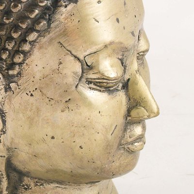 Gilded Brass Buddha, 1940s-NJV-772719