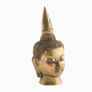 Gilded Brass Buddha, 1940s-NJV-772719