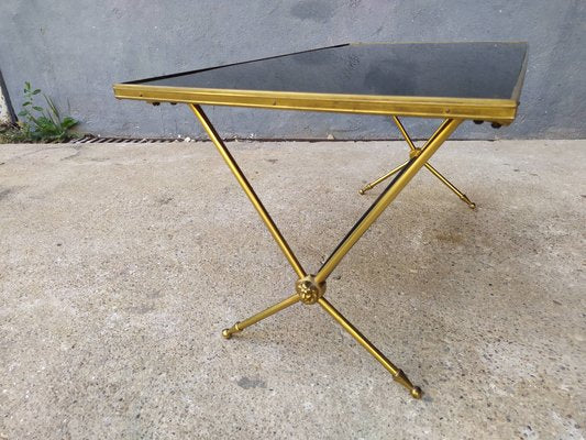 Gilded Brass Coffee Table by Claude Delor, 1950s-EAD-691626