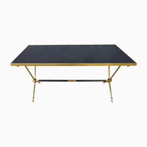 Gilded Brass Coffee Table by Claude Delor, 1950s-EAD-691626