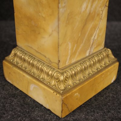 Gilded Bronze and Yellow Marble Risers, 1930s, Set of 2-RP-1723003