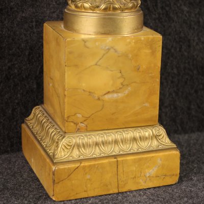 Gilded Bronze and Yellow Marble Risers, 1930s, Set of 2-RP-1723003