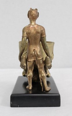 Gilded Bronze Depicting Imps Wheelbarrowing, Late 19th Century-RVK-1010190