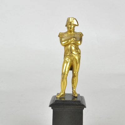 Gilded Bronze Sculpture of Napoleon Bonaparte Standing, 19th Century-SYQ-1739086