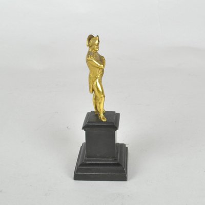 Gilded Bronze Sculpture of Napoleon Bonaparte Standing, 19th Century-SYQ-1739086