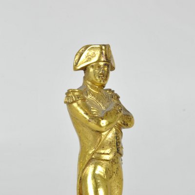 Gilded Bronze Sculpture of Napoleon Bonaparte Standing, 19th Century-SYQ-1739086