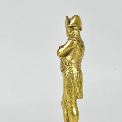 Gilded Bronze Sculpture of Napoleon Bonaparte Standing, 19th Century-SYQ-1739086