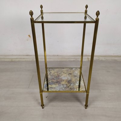 Gilded Bronze Side Table, 1950s-EAD-1781984