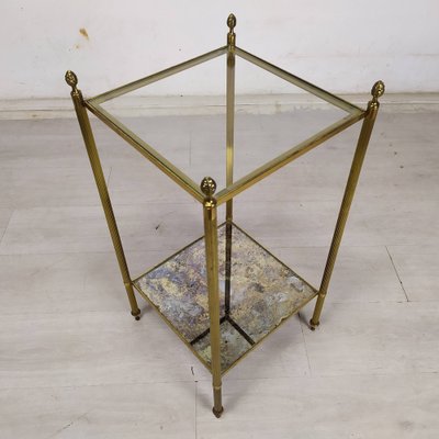 Gilded Bronze Side Table, 1950s-EAD-1781984