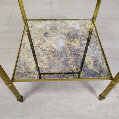 Gilded Bronze Side Table, 1950s-EAD-1781984