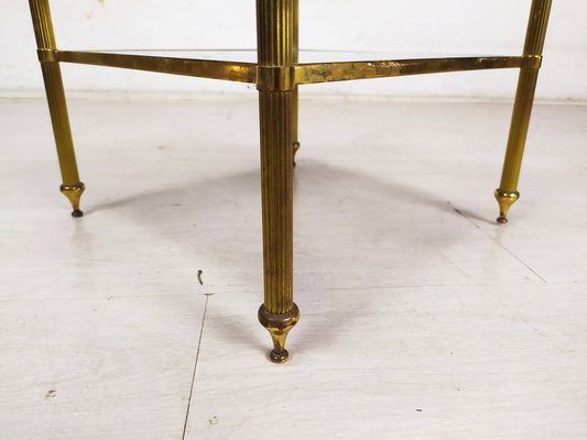 Gilded Bronze Side Table, 1950s-EAD-1781984