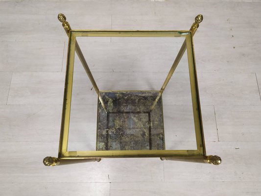 Gilded Bronze Side Table, 1950s-EAD-1781984