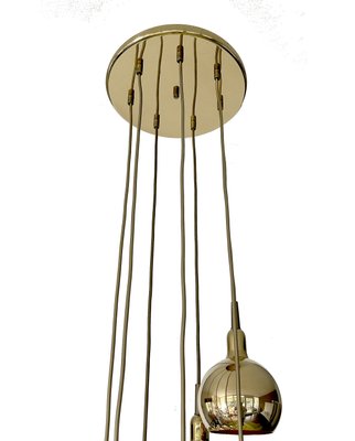 Gilded Cascade Pendant Light from Staff, 1970s-GUT-2033805