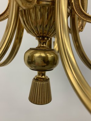 Gilded Chandelier by Gaetano Sciolari, 1960s-BGP-1765695