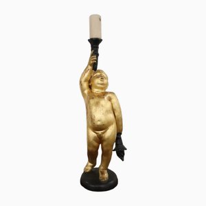 Gilded Cherub Candleholder, 21st Century-DCO-1821026