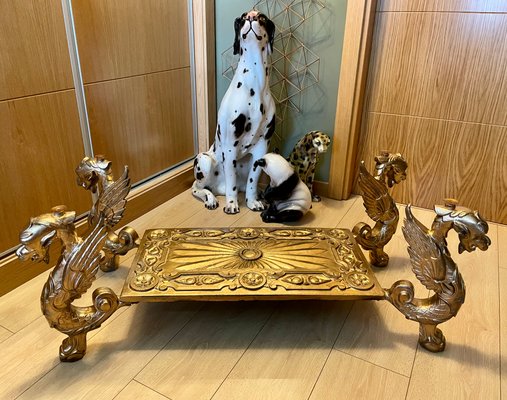 Gilded Flying Dragon Table, 1960s-OPE-1348339