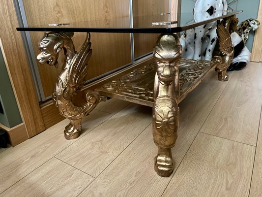 Gilded Flying Dragon Table, 1960s-OPE-1348339