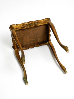 Gilded Frame Wooden Side Table, 1900-RR-1314101