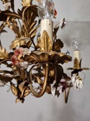 Gilded Iron Chandelier-VYP-1215254