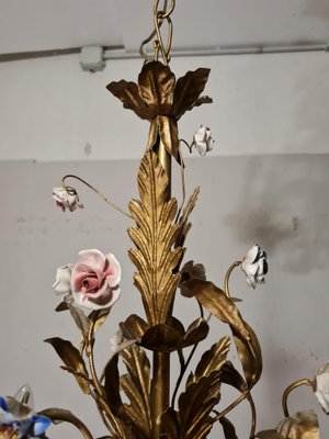 Gilded Iron Chandelier-VYP-1215254