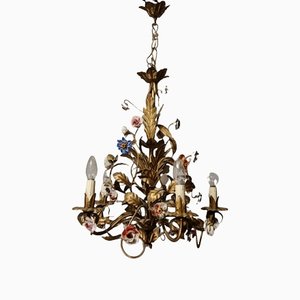 Gilded Iron Chandelier-VYP-1215254