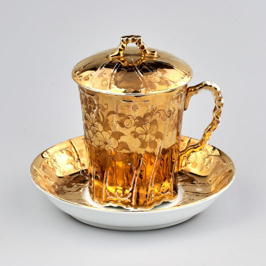 Gilded Tea with a Lid from Kuznetsov