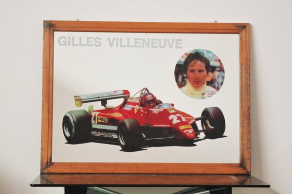 Gilles Villenue Framework Mirror from Ferrari, 1980s-KNM-984365