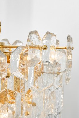 Gilt Brass and Murano Glass Palazzo Chandelier, Kalmar, Austria, 1970s-UGR-1085242