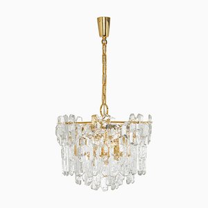 Gilt Brass and Murano Glass Palazzo Chandelier, Kalmar, Austria, 1970s-UGR-1085242