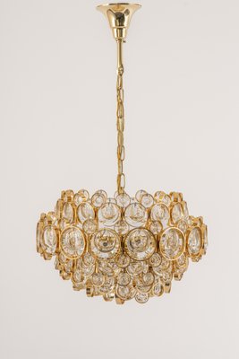 Gilt Brass Chandelier by Sciolari Design for Palwa, Germany, 1970s-UGR-1294408